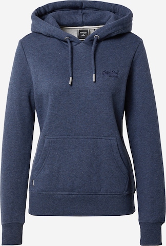 Superdry Sweatshirt in Blauw: voorkant