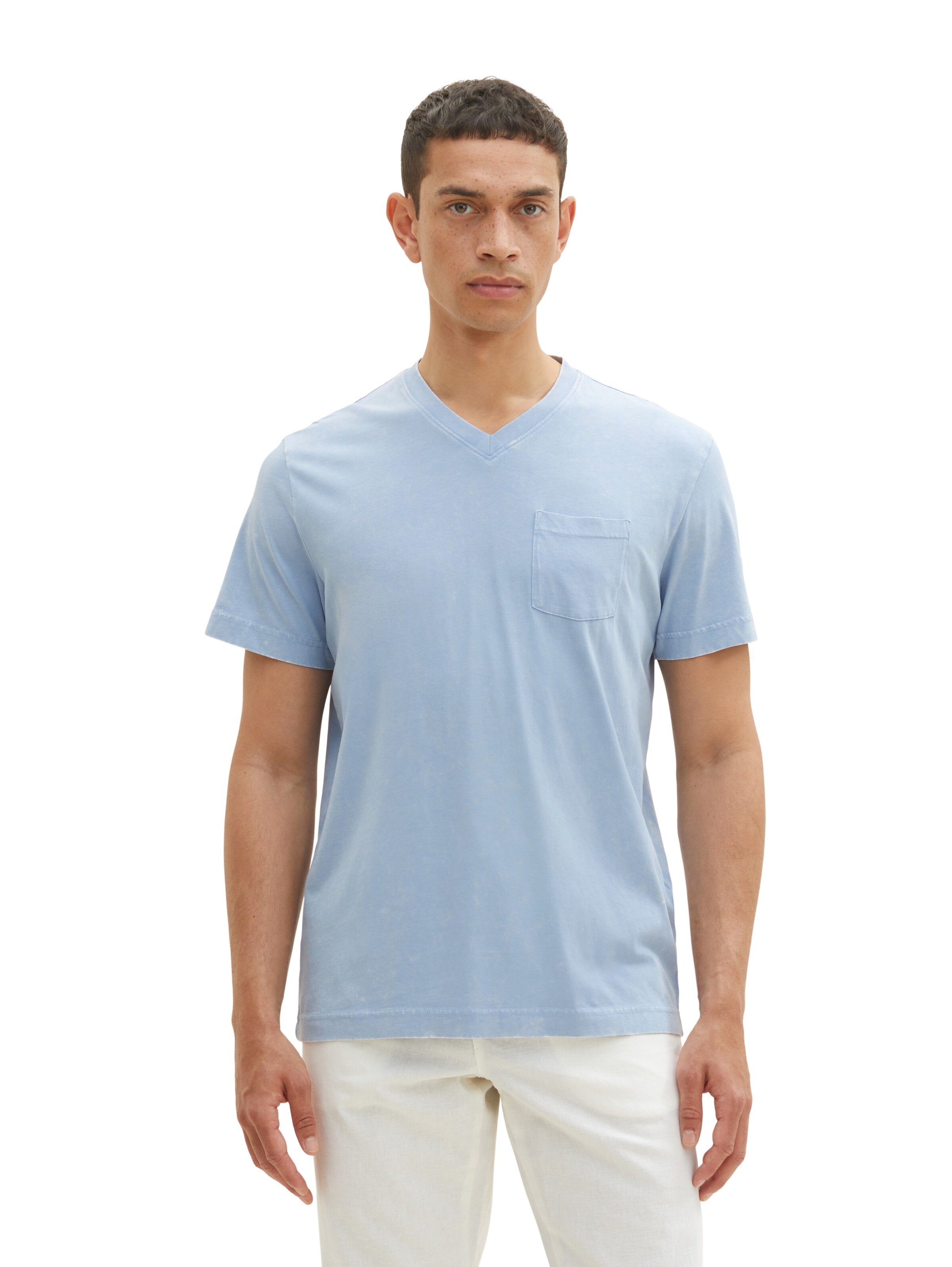 T-Shirt TOM TAILOR en bleu : devant