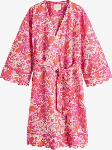 rozā LAURA ASHLEY Rīta svārki: no priekšpuses