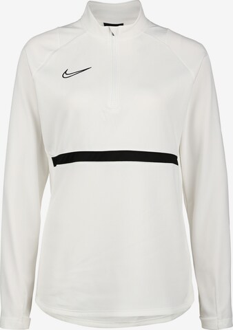 T-shirt fonctionnel 'Academy' NIKE en blanc : devant