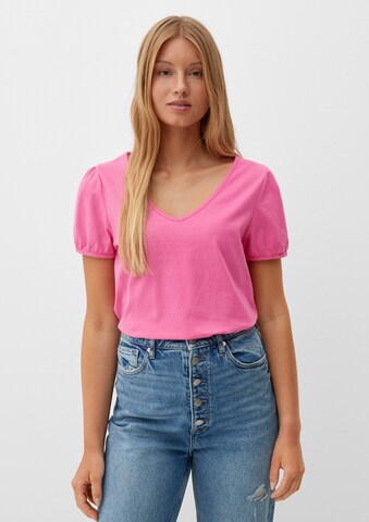 QS Shirt in Pink: front