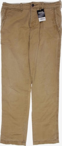 Abercrombie & Fitch Pants in 34 in Beige: front