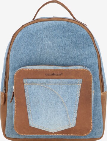 GREENBURRY Backpack in Blue: front