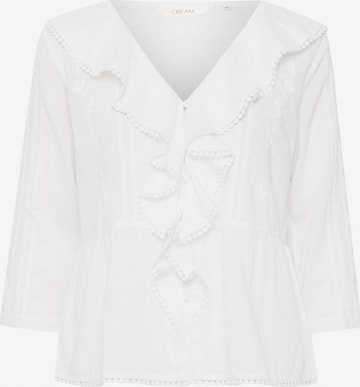 Cream - Blusa 'Floa' en blanco: frente