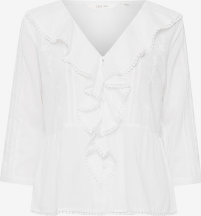 Cream Blouse 'Floa' in de kleur Wit, Productweergave