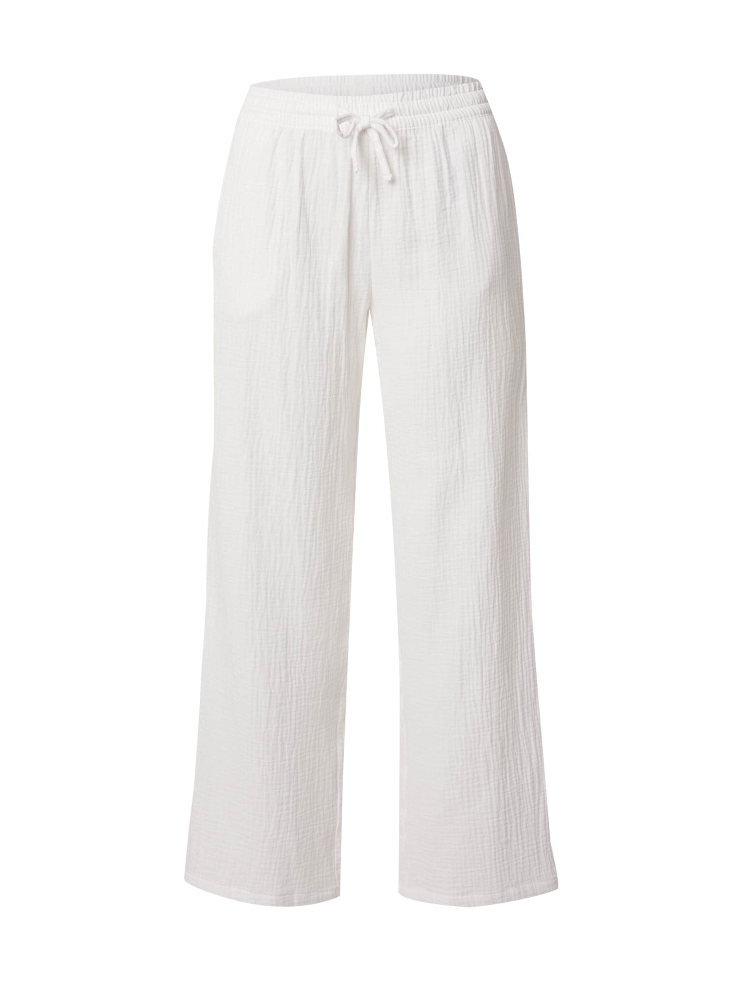 balta JDY Plačios klešnės Kelnės 'JDYTheis': priekis