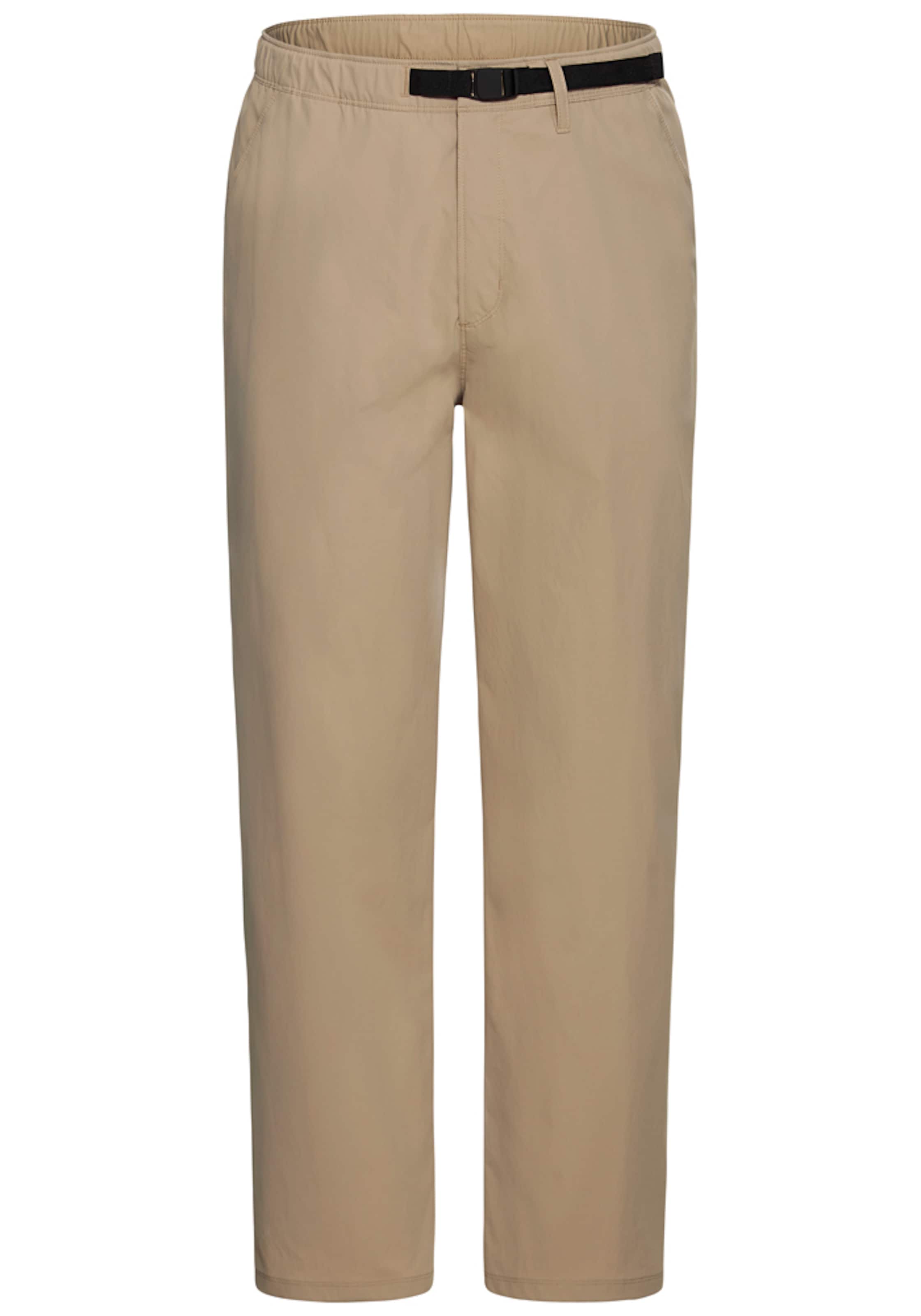 JACK WOLFSKIN Regular Outdoor Pants in Beige: front