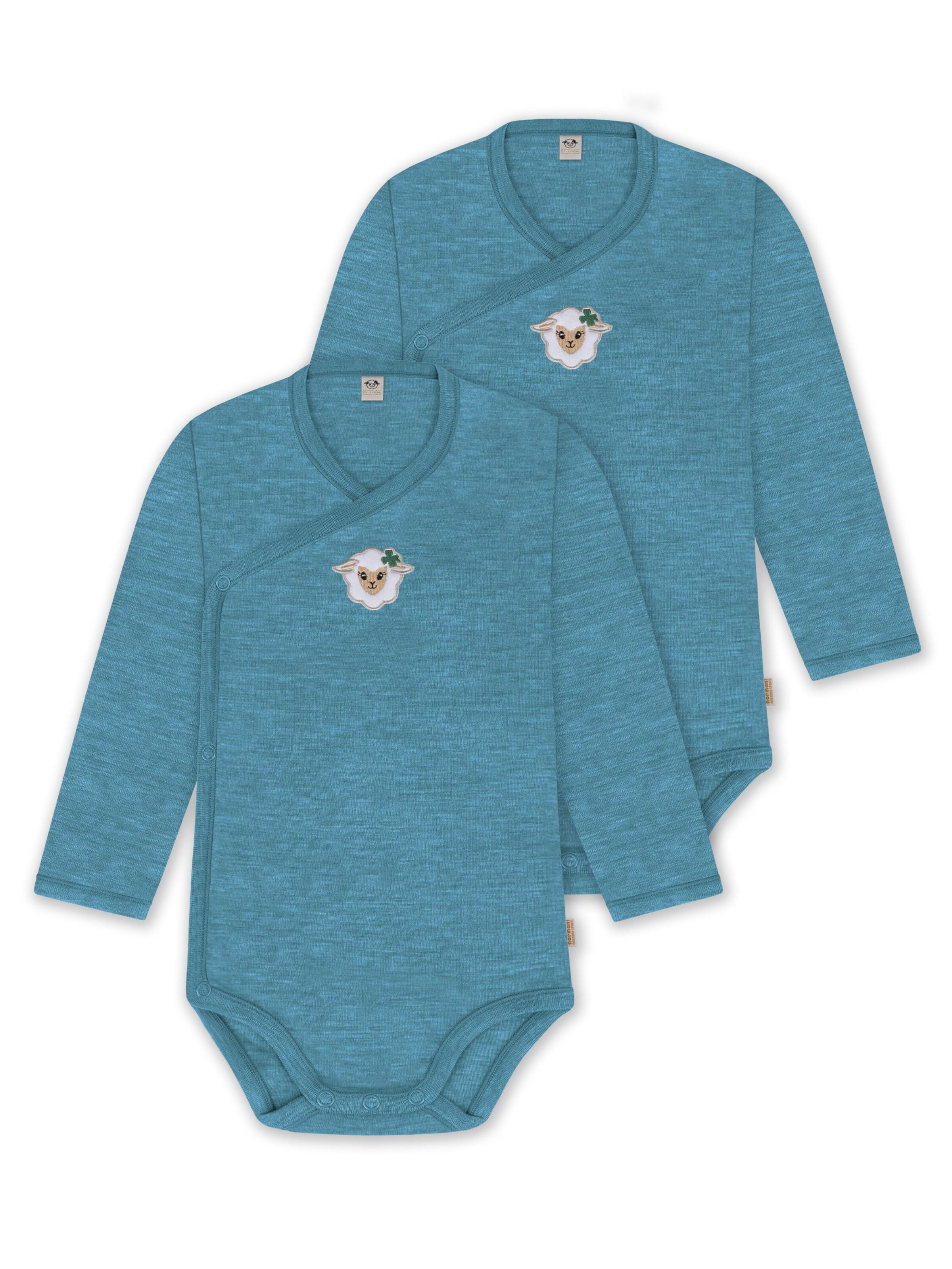 Barboteuse / body normani en bleu : devant