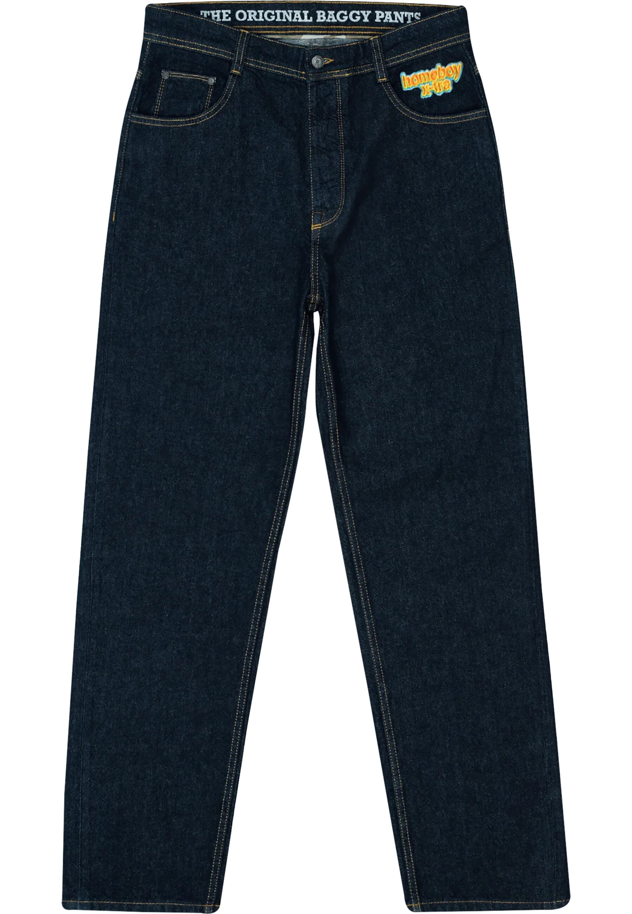 HOMEBOY - Loosefit Calças de ganga 'X-tra BAGGY ' em azul: frente