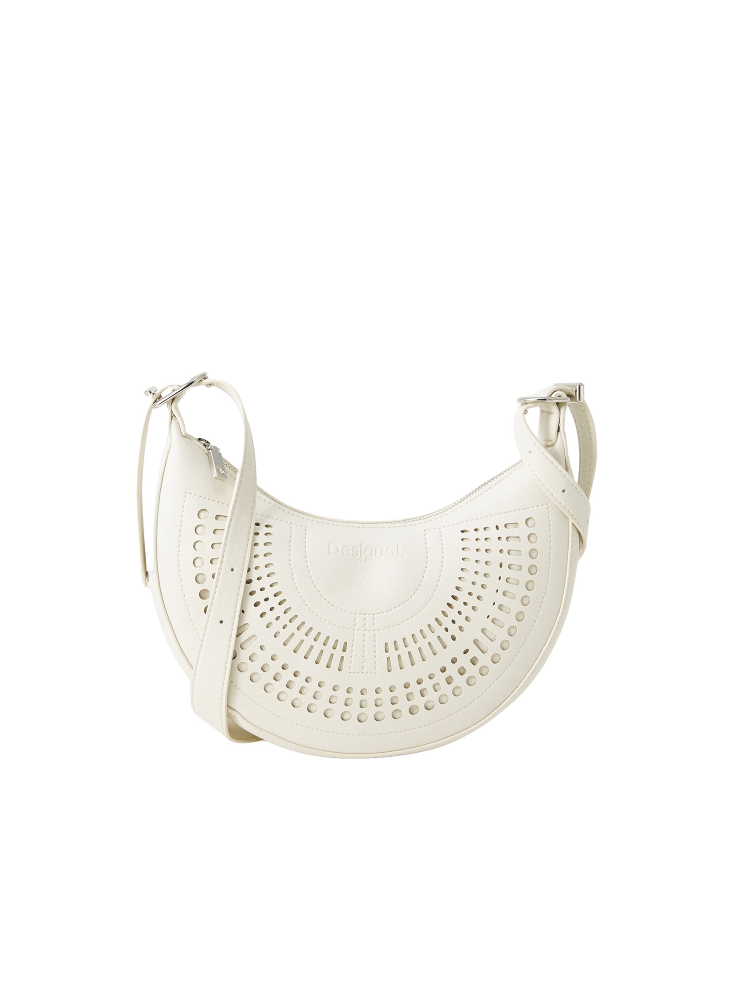 Desigual Schoudertas in Wit: voorkant
