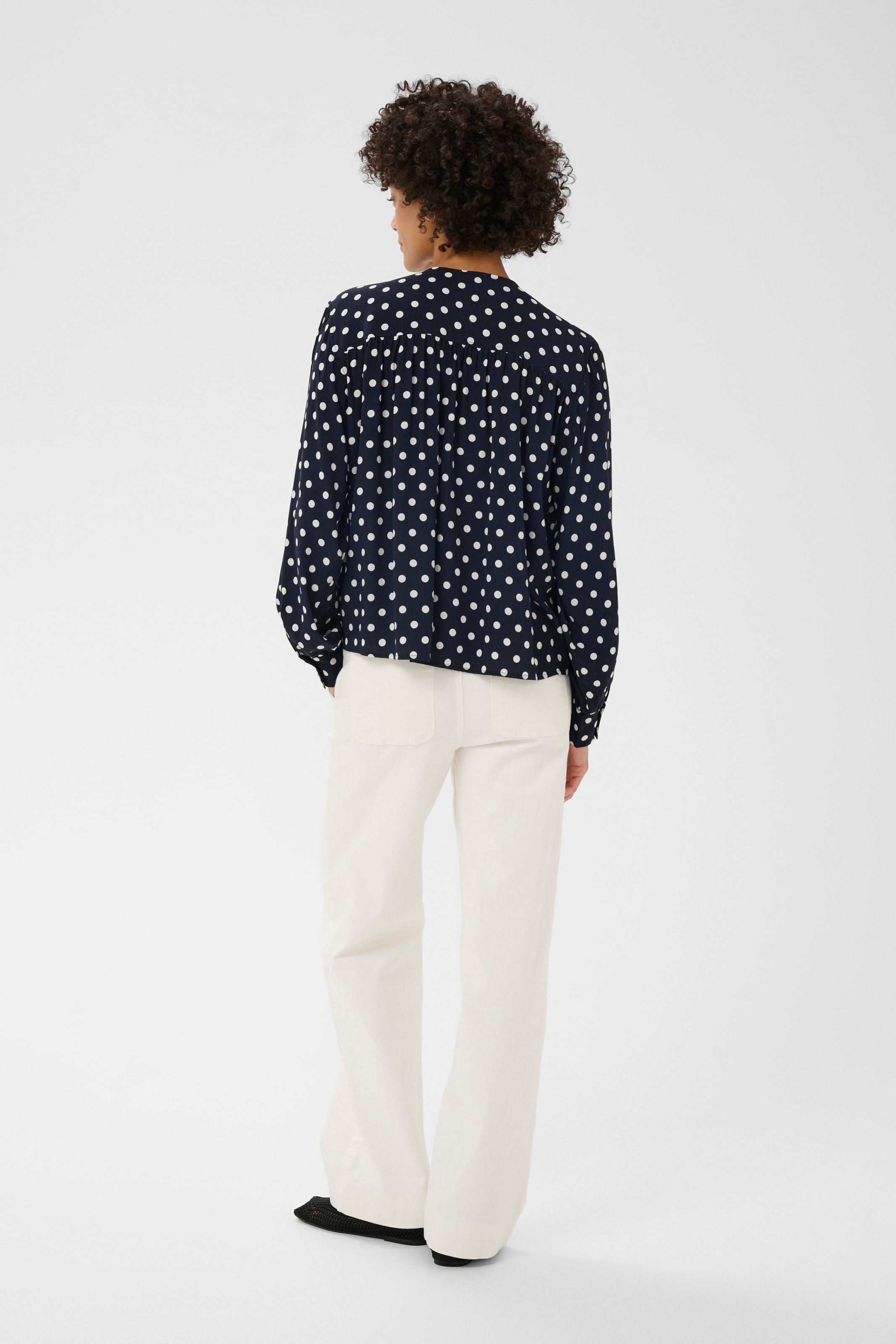 Chemisier 'YaninaPW' Part Two en bleu