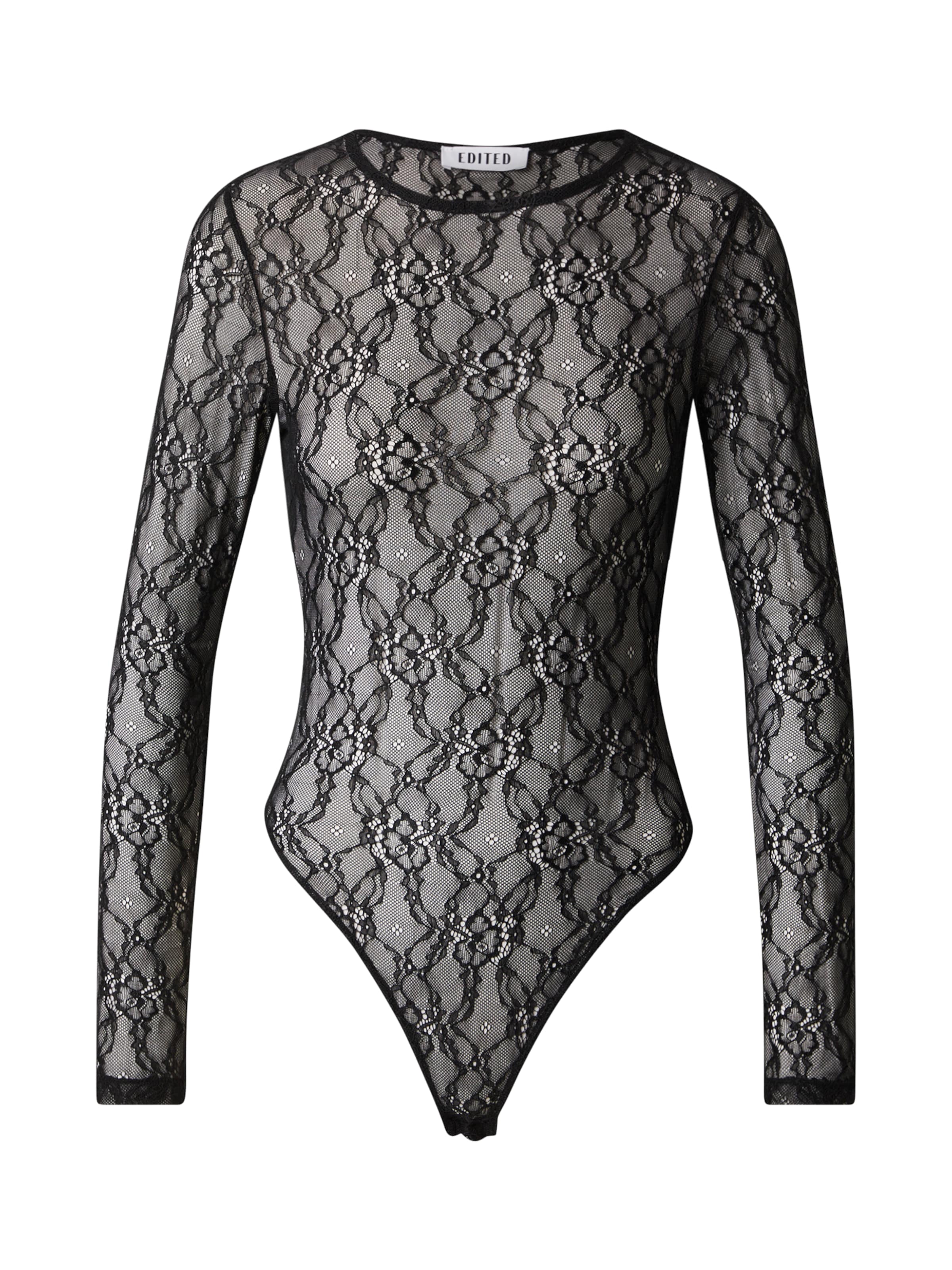 Shirtbody 'Janiya' EDITED en noir : devant