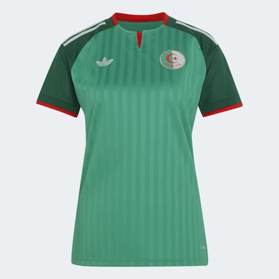 ADIDAS PERFORMANCE Trikot 'Algeria 26 Away' in grün / dunkelgrün / rot / weiß, Produktansicht