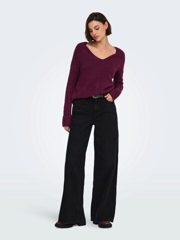 JDY Pullover 'JDYELANORA' in Rot