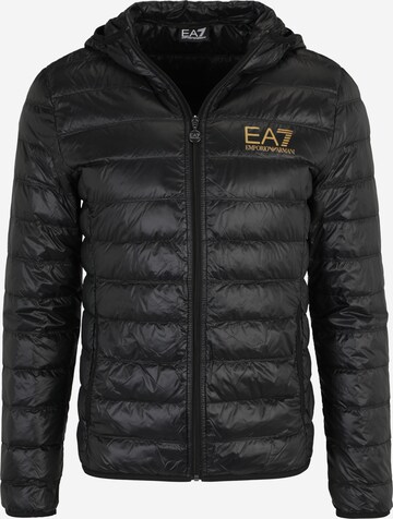 Veste mi-saison EA7 Emporio Armani en noir : devant