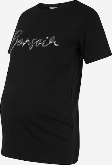 Dorothy Perkins Maternity Тениска в черно / сребърно, Преглед на продукта