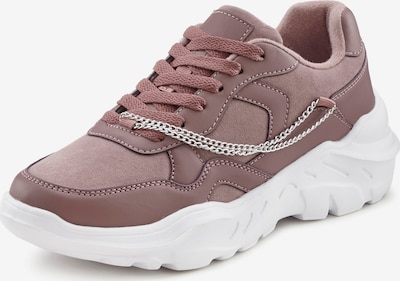 LASCANA Låg sneaker i mauve, Produktvy