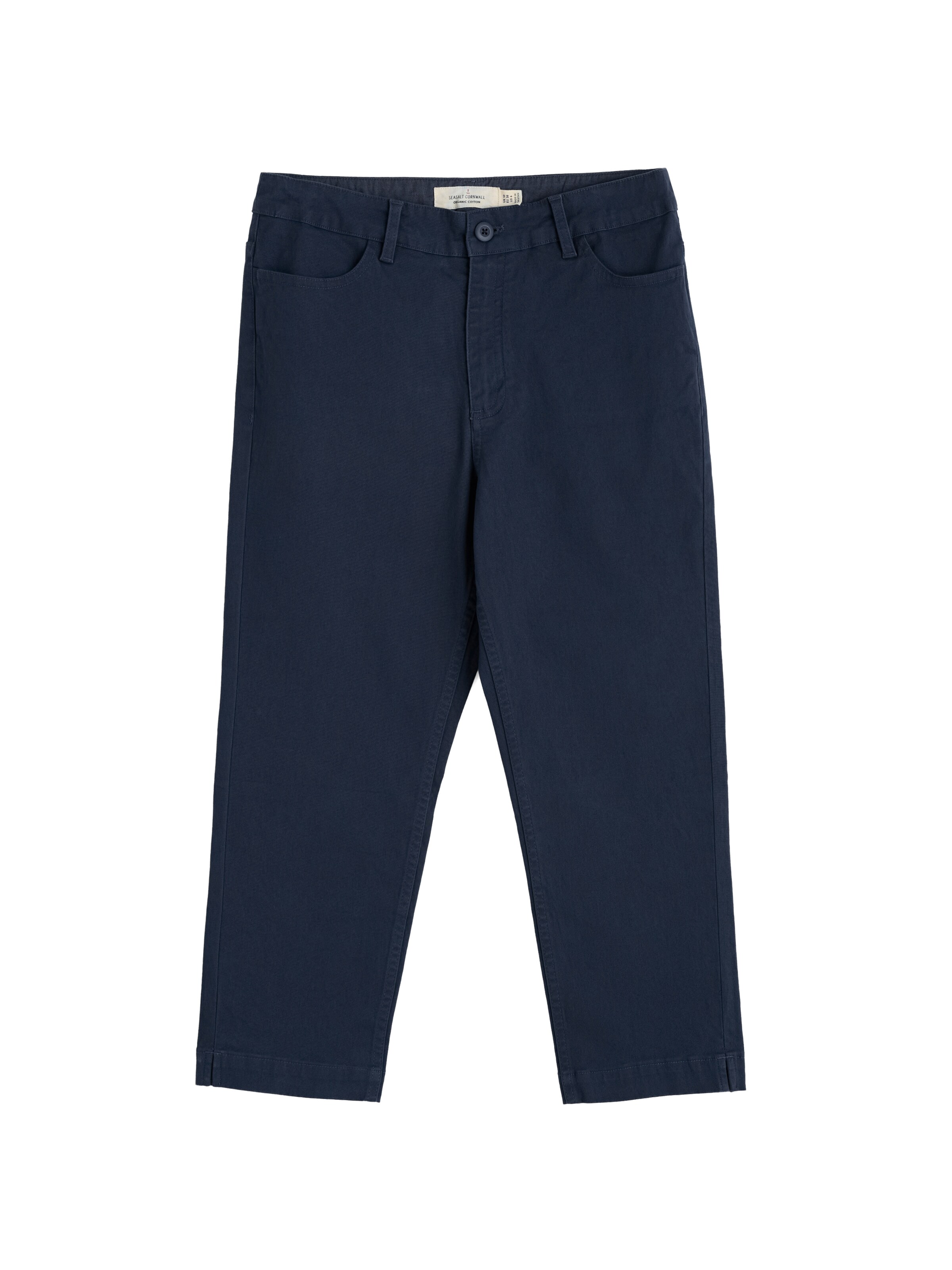 Coupe slim Pantalon 'Albert Quay' Seasalt Cornwall en bleu : devant