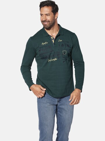 Jan Vanderstorm Shirt 'Makse' in Groen: voorkant