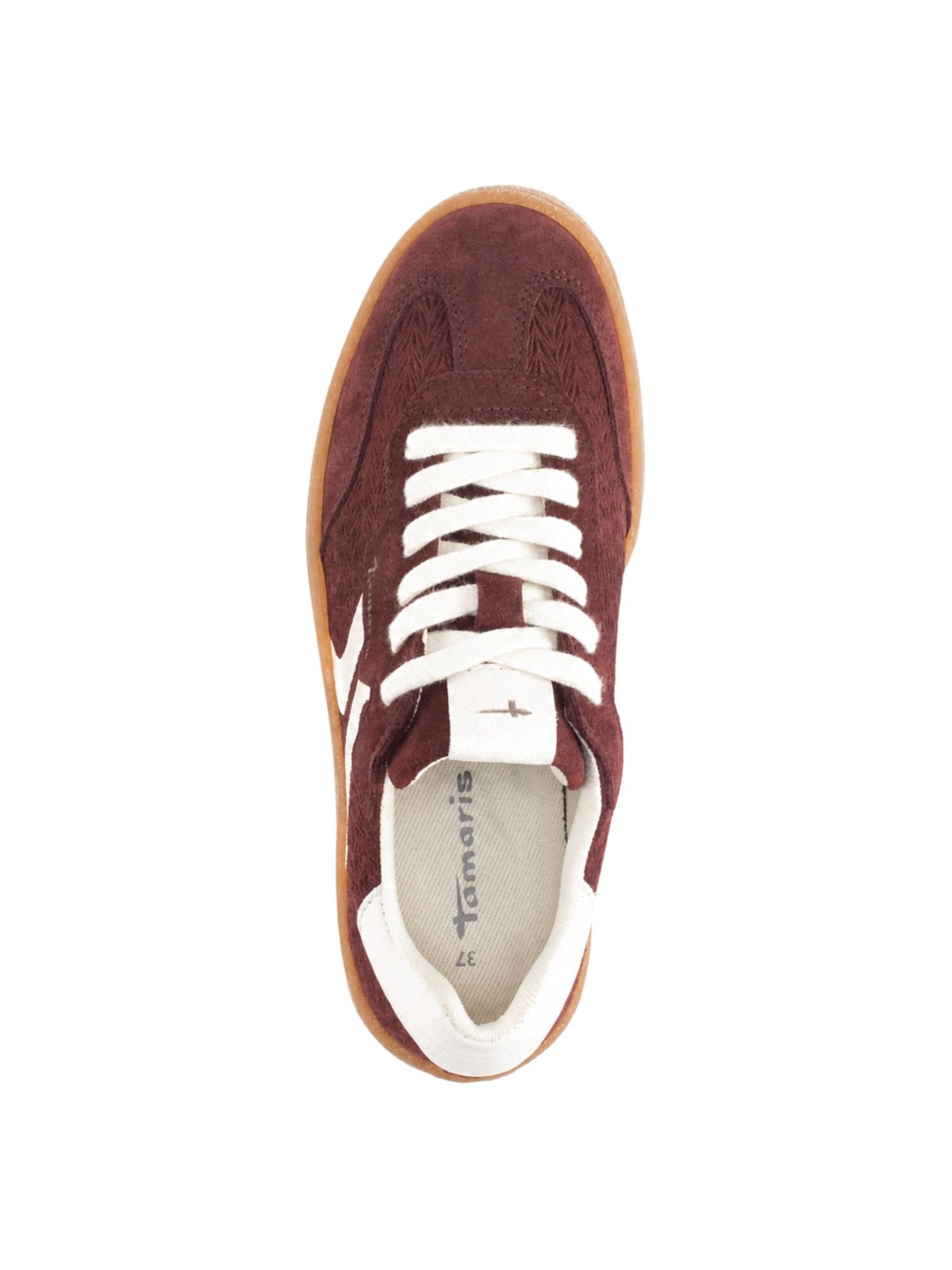Baskets basses Tamaris en rouge