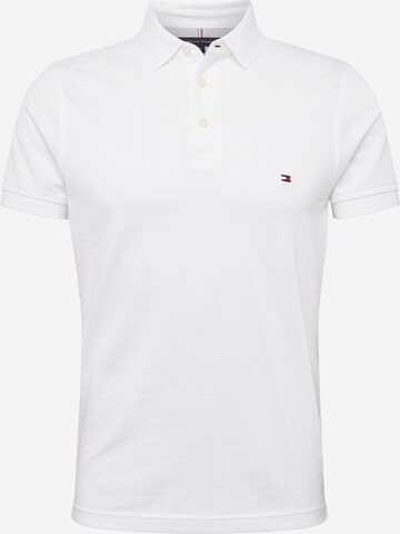 TOMMY HILFIGER T-shirt 'Core 1985' i vit: framsida