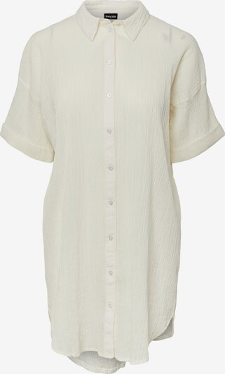 Rochie tip bluză 'Terra' PIECES pe alb, Vizualizare produs