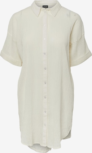 PIECES Robe-chemise 'Terra' en blanc, Vue avec produit