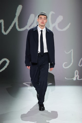 WE Fashion Средняя посадка Пиджак в Синий