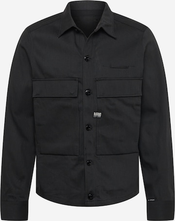 G-Star RAWPrijelazna jakna 'Pocketony' - crna boja: prednji dio