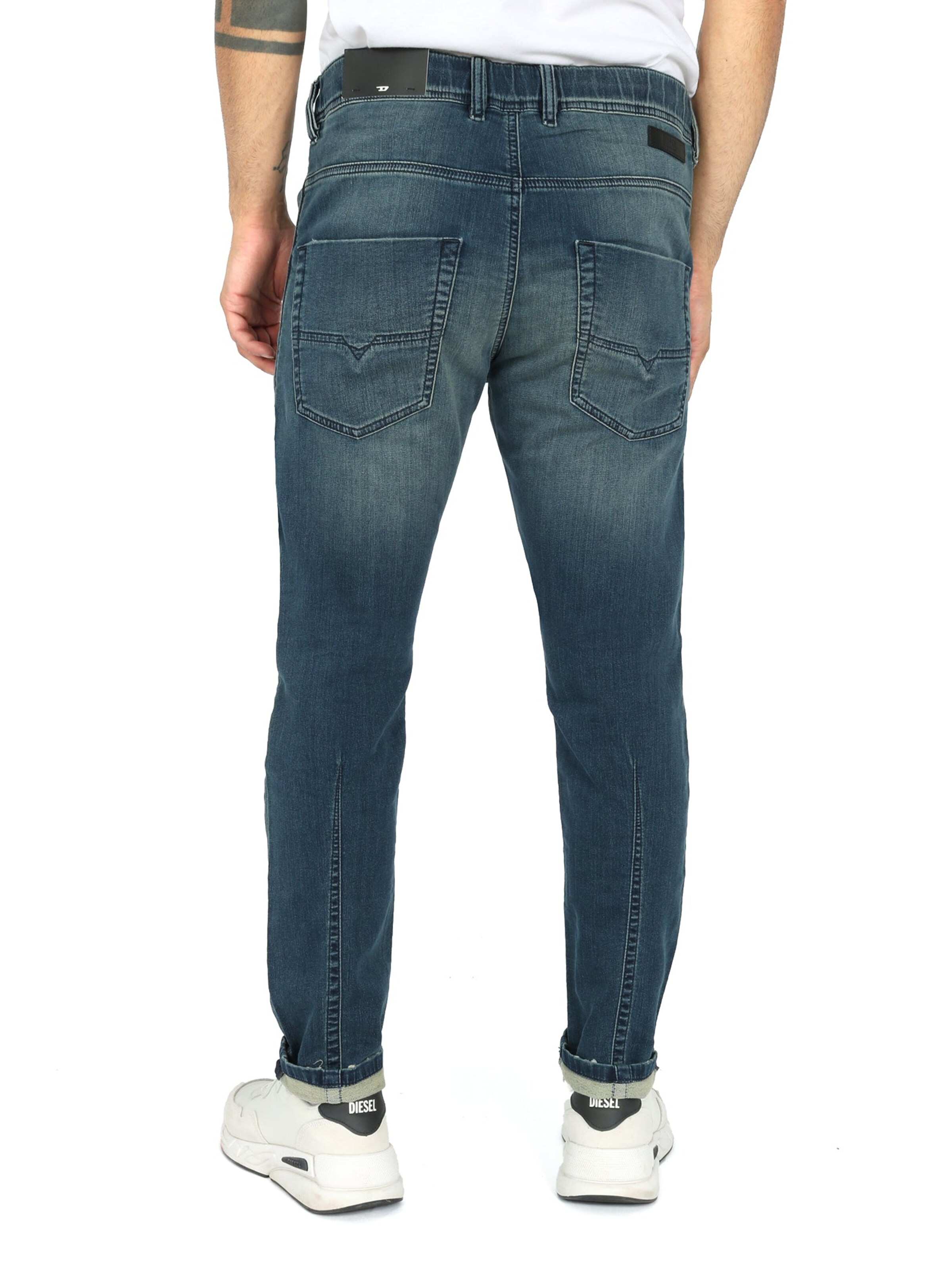DIESEL Tapered Jeans 'Superstretch JoggJeans Krooley'‌‌‌‌‌‌‌ in Blau