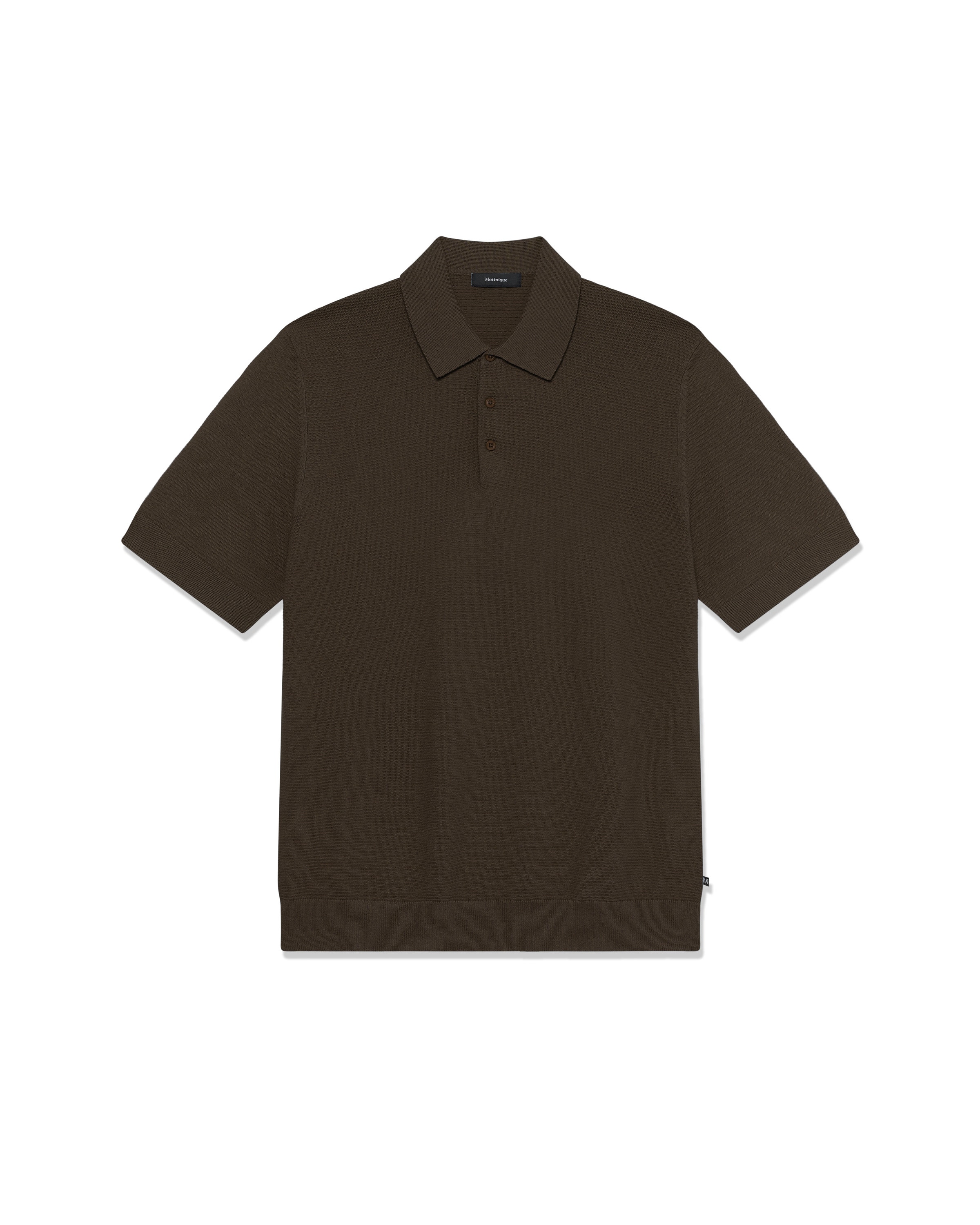 Matinique Poloshirt in Braun: Vorderseite