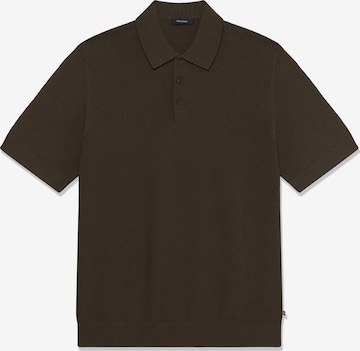 T-Shirt Matinique en marron : devant