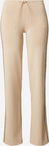 smėlio ADIDAS ORIGINALS Standartinis Kelnės: priekis