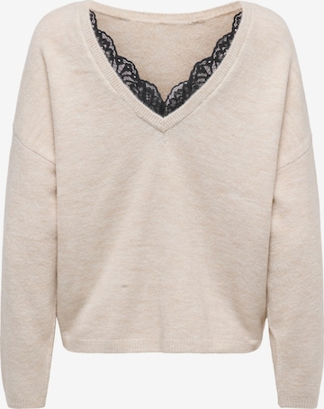 Pullover 'ONLMANIFESTA' di ONLY in beige: frontale