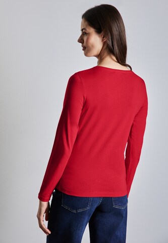 STREET ONE Basic Shirt in Rot