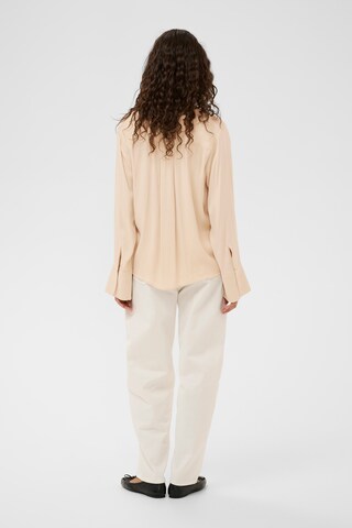 Chemisier 'SLNadeya Albia' SOAKED IN LUXURY en beige