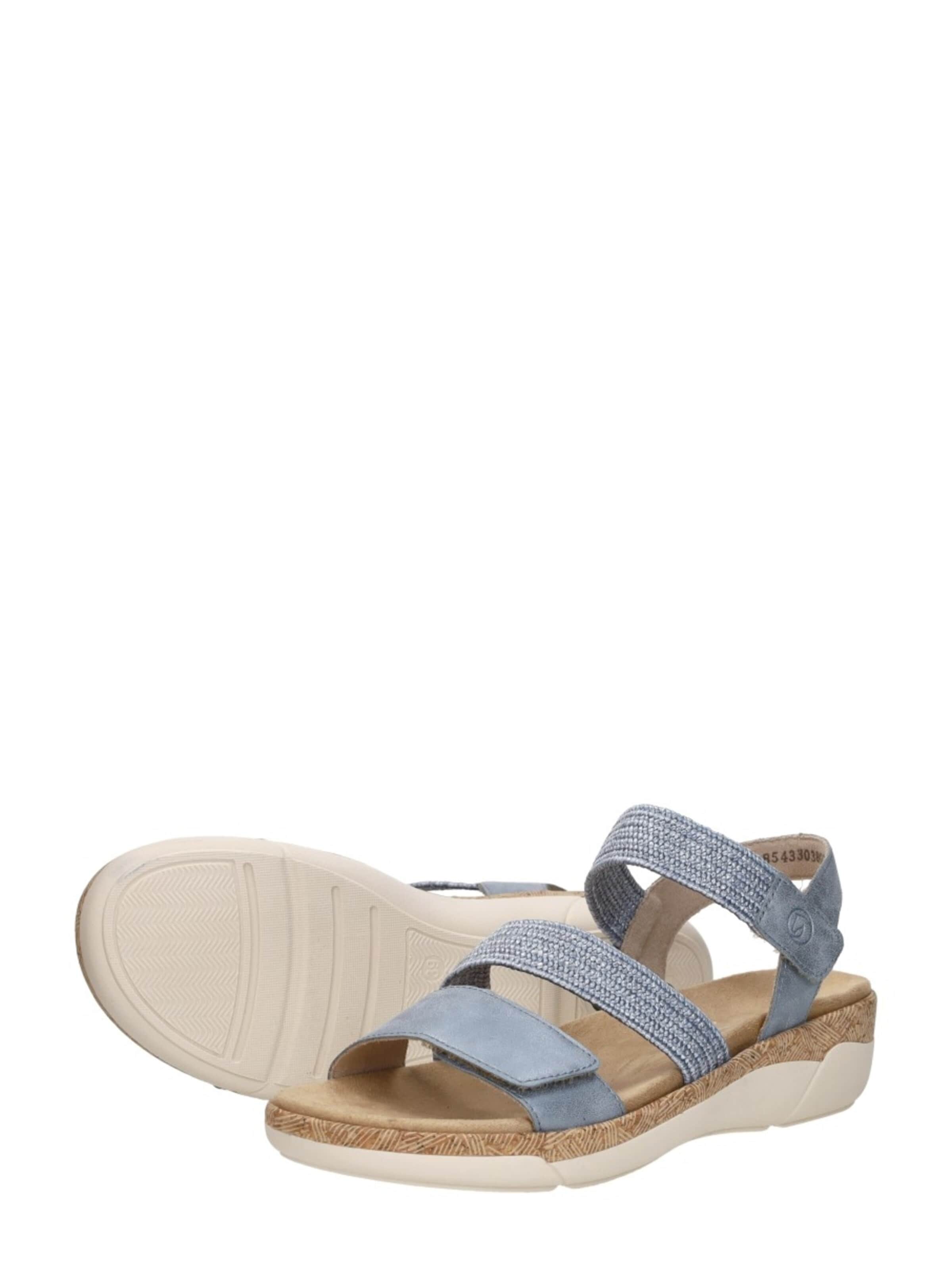 Sandales 'Sandalen Plat' REMONTE en bleu