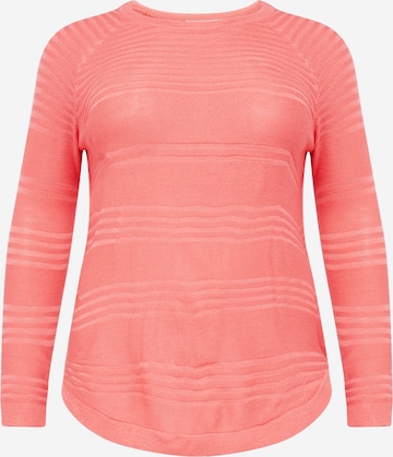 ONLY Carmakoma - Pullover em rosa: frente