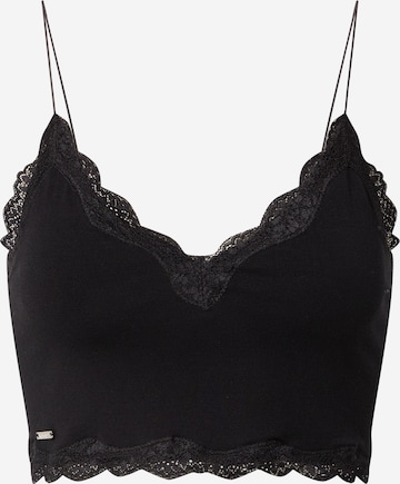 MAGIC Bodyfashion Top in Black: front