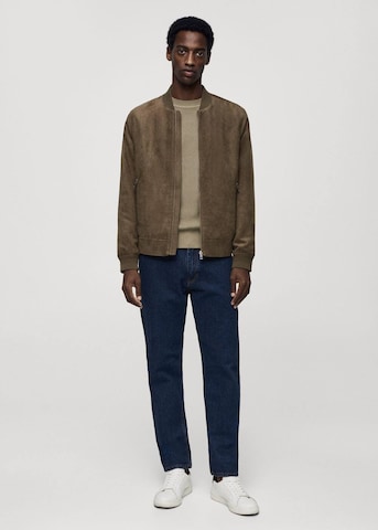 MANGO MAN Between-Season Jacket 'Bero' in Brown