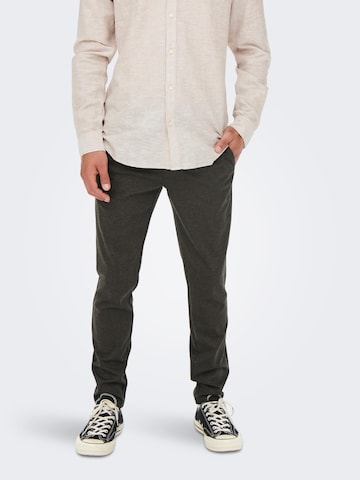 Only & SonsSlimfit Chino hlače 'Mark' - smeđa boja: prednji dio