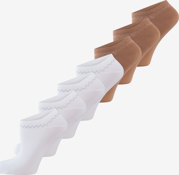 Nur Die - Calcetines invisibles ' Schuhsöckchen ' en beige: frente