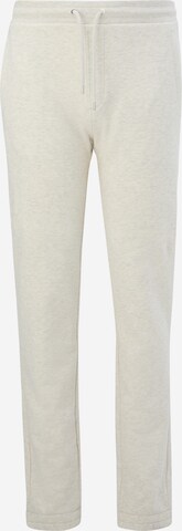 s.Oliver Men Tall Sizes Tapered Pants in Beige: front