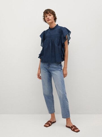 MANGO Blouse 'Coliseo-H' in Blue