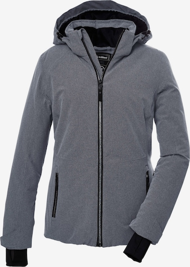 KILLTEC Veste de sport en gris chiné / noir, Vue avec produit