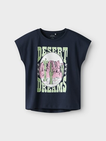 NAME IT Shirt 'NKFVIOLET' in Blue