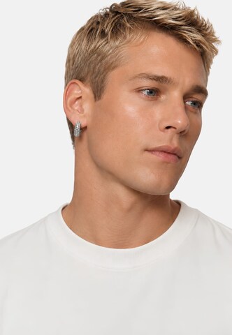 Boucles d'oreilles 'Kelan' Heideman en argent : devant