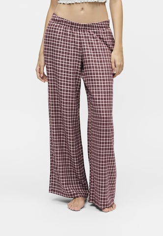 HOLLISTER Pajama pants in Red: front