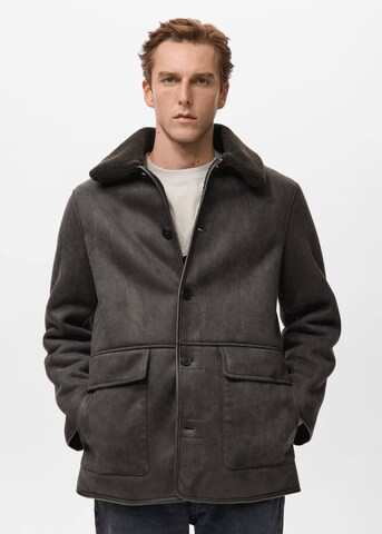 MANGO MAN Between-Season Jacket 'Pew' in Brown: front