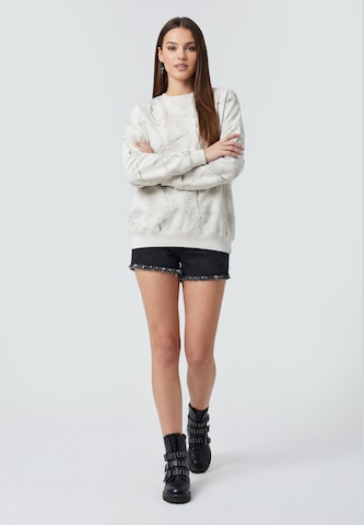 Sweat-shirt myMo ROCKS en beige